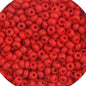 Czech Seed Bead 6/0 Op Light Red