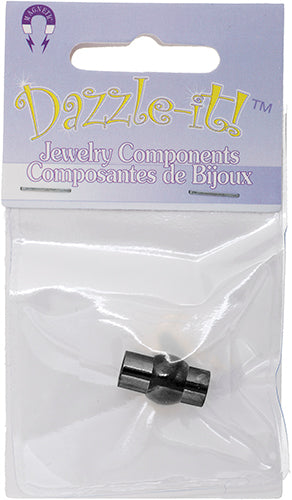 Magnetic Clasp-Tube Center Ball 16.5mm Gunmetal LF/NF(1pc)