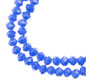 Rondelle 2 Strand 7in (apx78pcs) 4x6mm Opaque Dark Sapphire