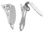 Earring Clip-on Flat 14mm LF/NF Nickel Color (2pair)