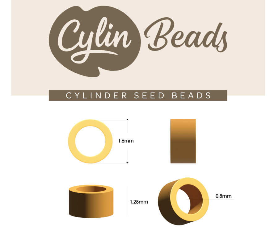 Cylin Bead 11/0 approx.23g Hank Glow in Dark - Purple (1141H)