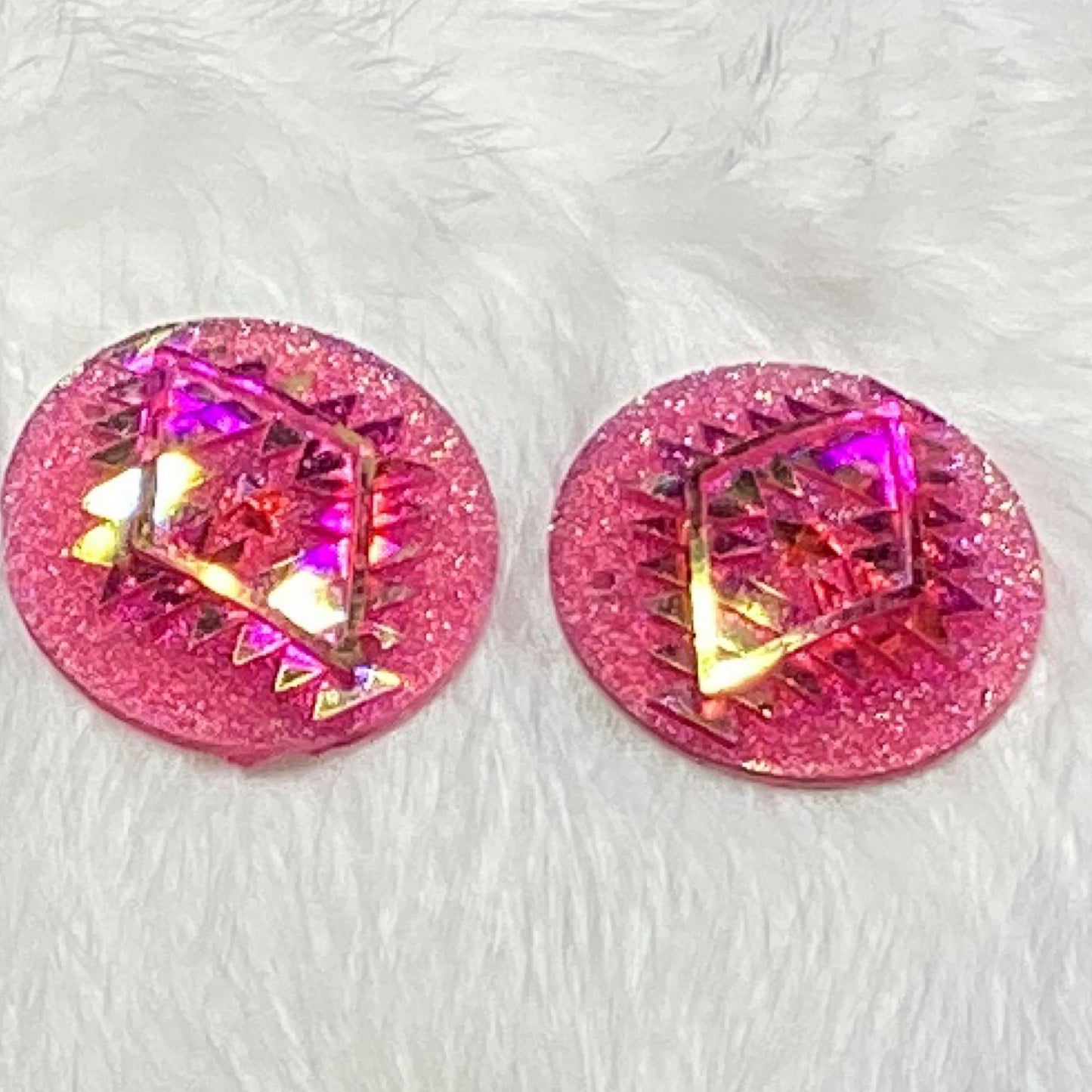 Navaho pink resin cab 25 mm