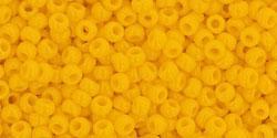 11/0 dk yellow opaque