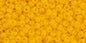 11/0 dk yellow opaque