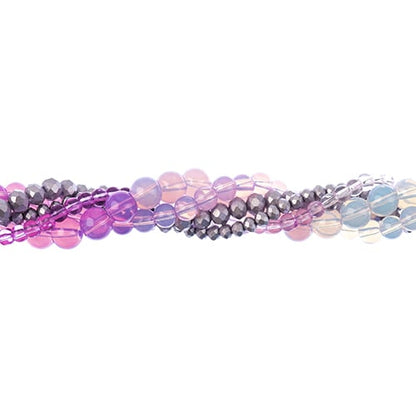 27290100-55 Twisted Bead Str Purple