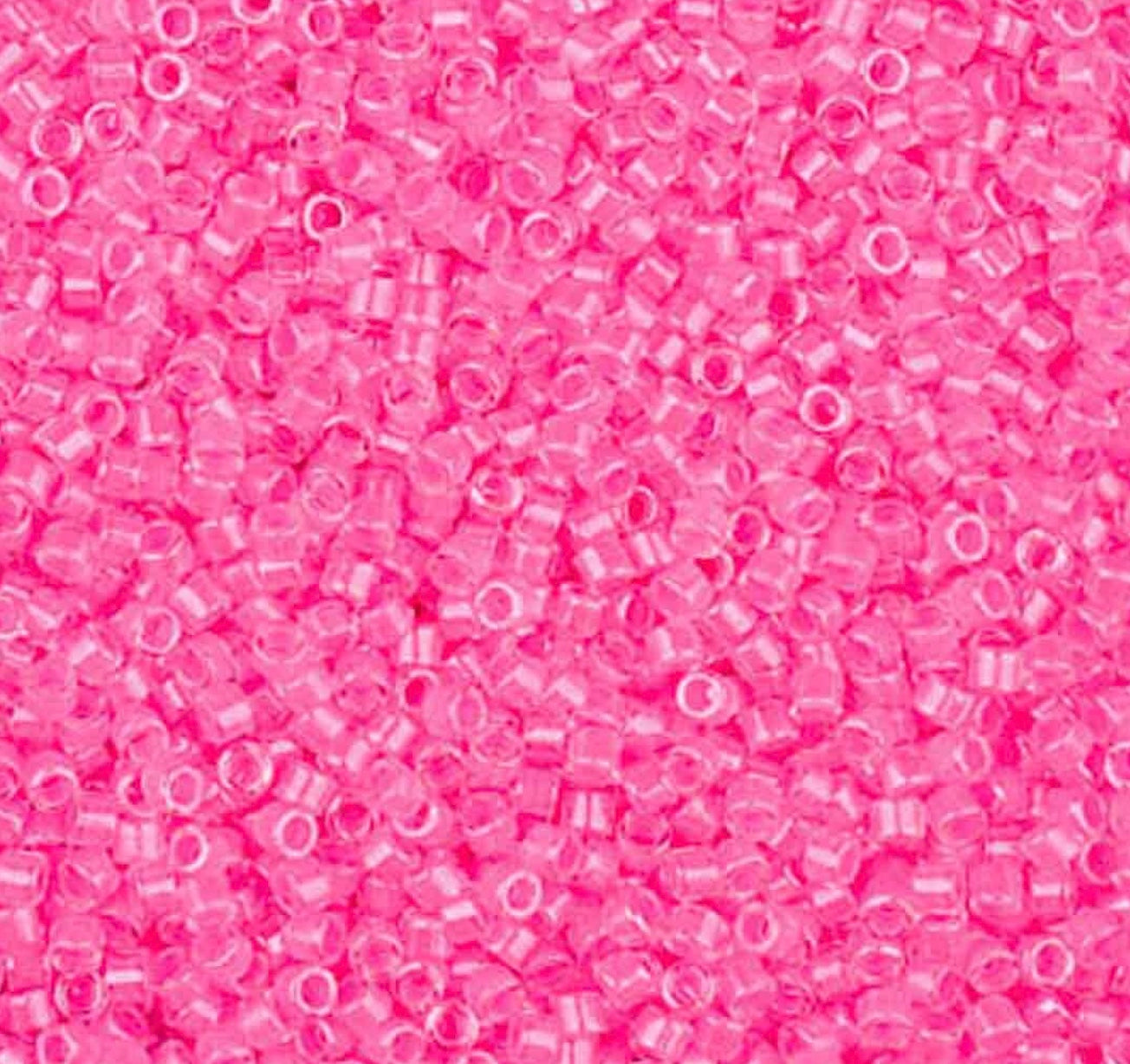 10/0 delica luminous cotton candy