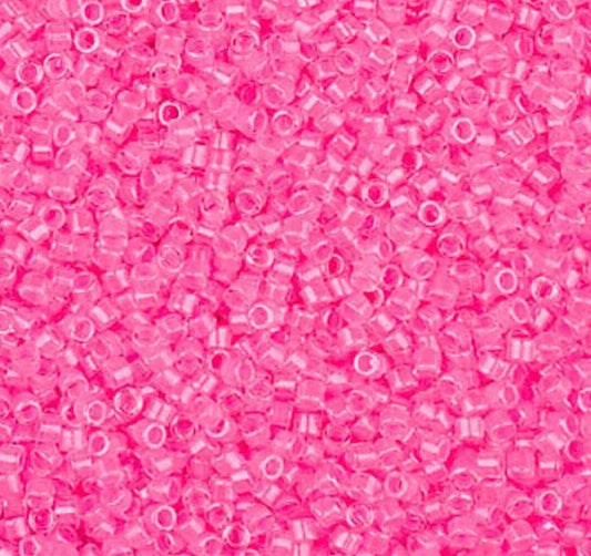 10/0 delica luminous cotton candy