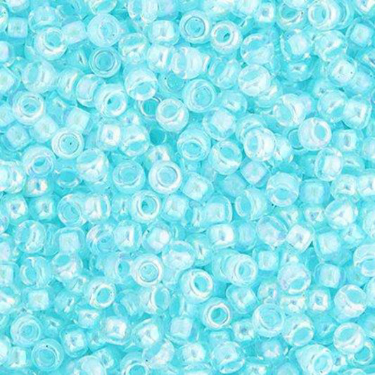 11/0 apx.22g Sky Blue AB Lined-Dyed (0278V)