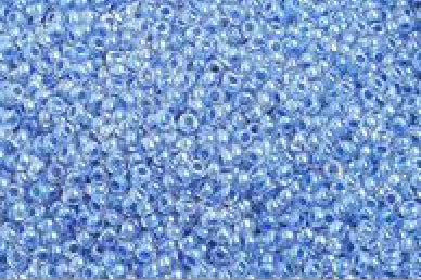 10/0 Light Blue Clear Czech Seed Bead (43g)