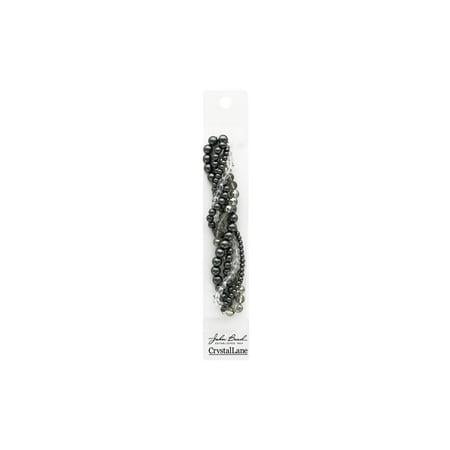 27290100-34 Bead Strands Black Magic Hollyhock