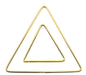 Metal Shapes Triangle 2pcs 50mm/100mm Iron