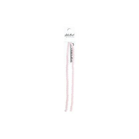 4x6mm Rondelle Strand pink