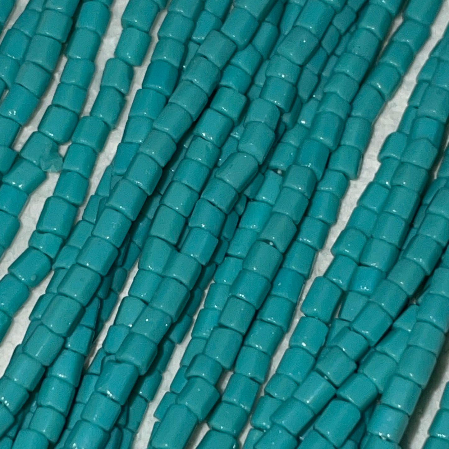 2-cut turquoise opaque