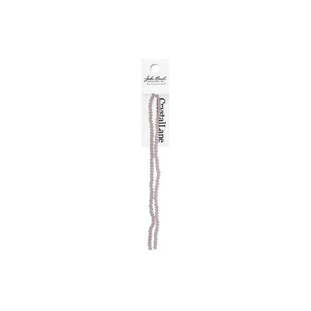 Rondelle 2 Strand 7in (apx110pcs) 3x4mm Opaque Pink