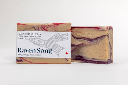 Soapberry Ice Cream Soap | Mountain Air + Spruce + Berries