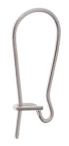 Kidney Earwire Surgical Steel 17x8mm (100 piece)