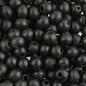 Bone Bead 4mm Round 200pcs Black work on bone