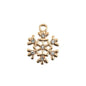 John Bead Sweet & Petite 8-Count Christmas Snowflake Small Charms for Jewelry Bracelets Necklaces Making