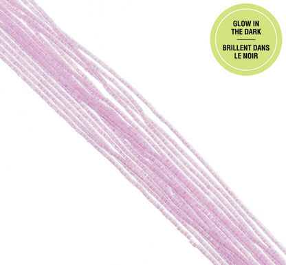 Cylin Bead 11/0 approx.23g Hank Glow in Dark - Violet (1140H)
