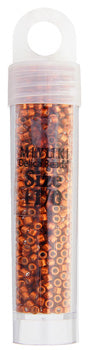 11/0 5.2g Vial Burnt Orange Terracotta Opaque (0421V)