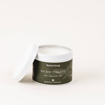 Sacred Tobacco Candle | Citrus + Tobacco Leaf + Vanilla