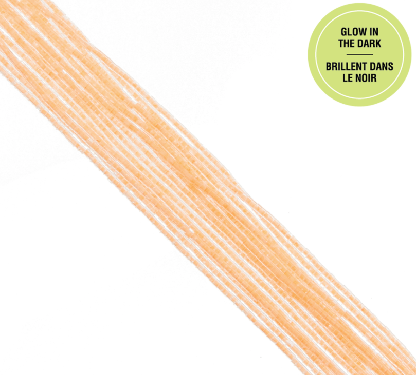 Cylin Bead 11/0 approx.23g Hank Glow in Dark - Orange (1148H)