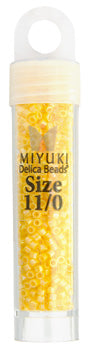 11/0 5.2g Vial Dark Yellow Canary Opaque AB (1572V)