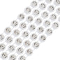 Rhinestone Banding 1yd 1row ss12 White Casing/ Crystal