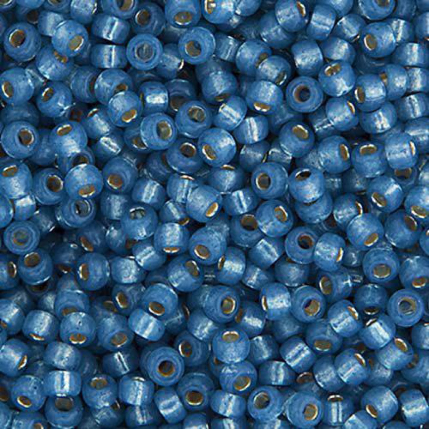 11/0 Denim Blue S/L Alabaster 22g (0648V)