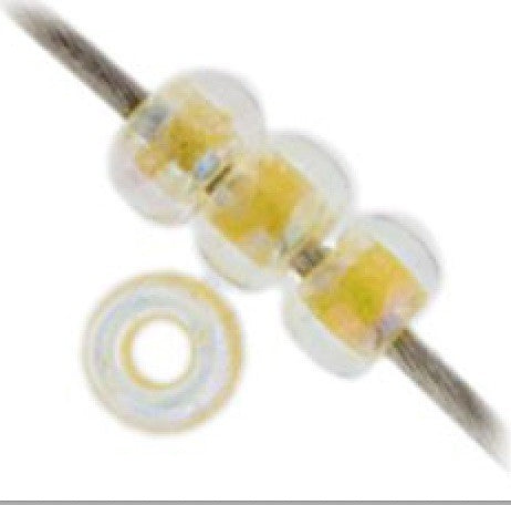 11/0 APX.22g Miyuki  Pale Yellow lined-dyed AB (22g) (0273V)