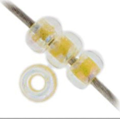 11/0 APX.22g Miyuki  Pale Yellow lined-dyed AB (22g) (0273V)