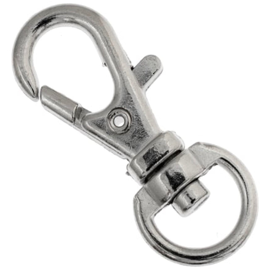 Swivel Clips 32mm Nickel Color LF/NF
