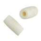 HAIRBONEPIPES OVAL IVORY 0.5" Worked on Bone