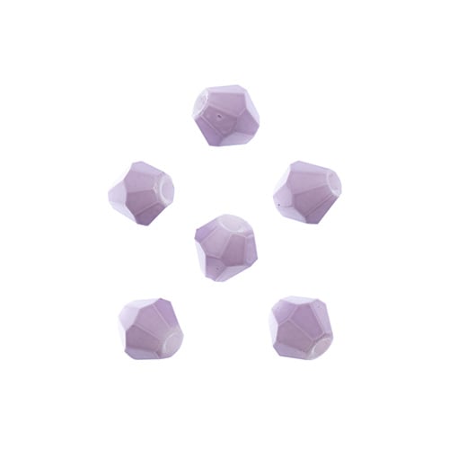 DIY BICONE 2STRAND 7IN (APX64PCS) 6MM OPAQUE MAUVE