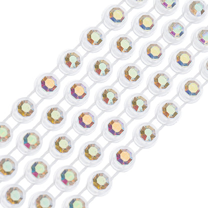 Rhinestone Banding 1yd 1row ss12 Transparent Casing/ Crystal AB