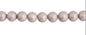 GLASS PEARLIZED BEAD 4mm GREY STRUNG ROUND 1X16"/102-104 PCS