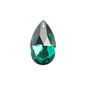 John Bead Crys Ln Facet Tear 22x38mm Aqua