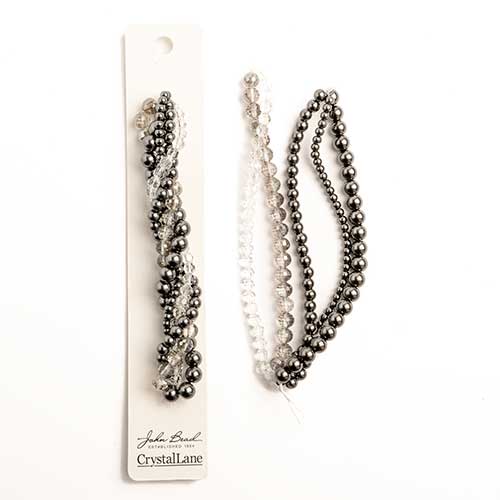 27290100-34 Bead Strands Black Magic Hollyhock