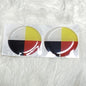 Medicine wheel epoxy cabs 1 inch