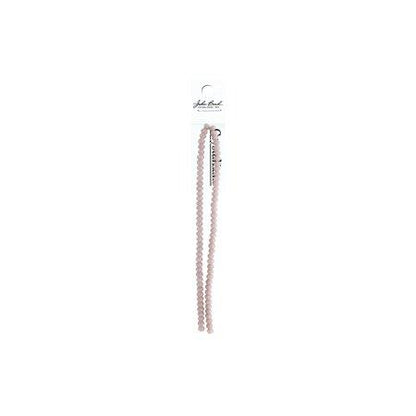 Rondelle 2 Strand 7in (apx78pcs) 4x6mm Opaque Mauve