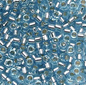 Silver Lined Aqua Miyuki Delica Beads 10/0 (0044V)