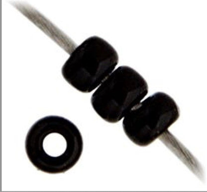 11/0 apx.22g Black Opaque (0401v)