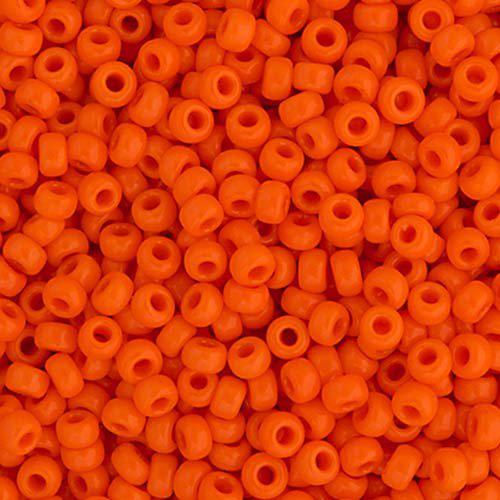 11/0 in Orange Opaque 22g (0406v)