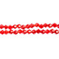 Bicone 2Strand 7in (apx96pcs) 4mm Opaque Red