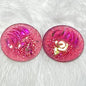 Pink bear paw resin cab 25 mm
