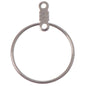 Ear hoops 20mm nickel 10/pk