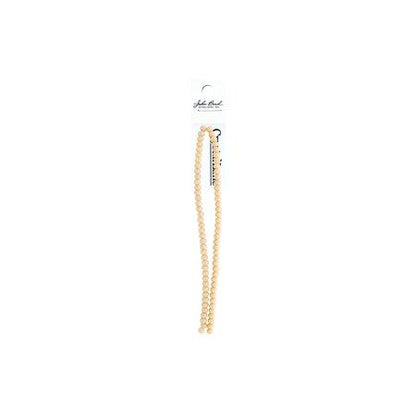 Rondelle 2 Strand 7in (apx78pcs) 4x6mm Opaque Cream