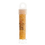 11/0 RD Crystal Yellow Ceylon Lined-Dyed (0233v)