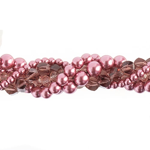 27290100-33 Twisted Bead Chrysanthemum