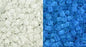 11/0 Glow in the Dark Clr/Blue